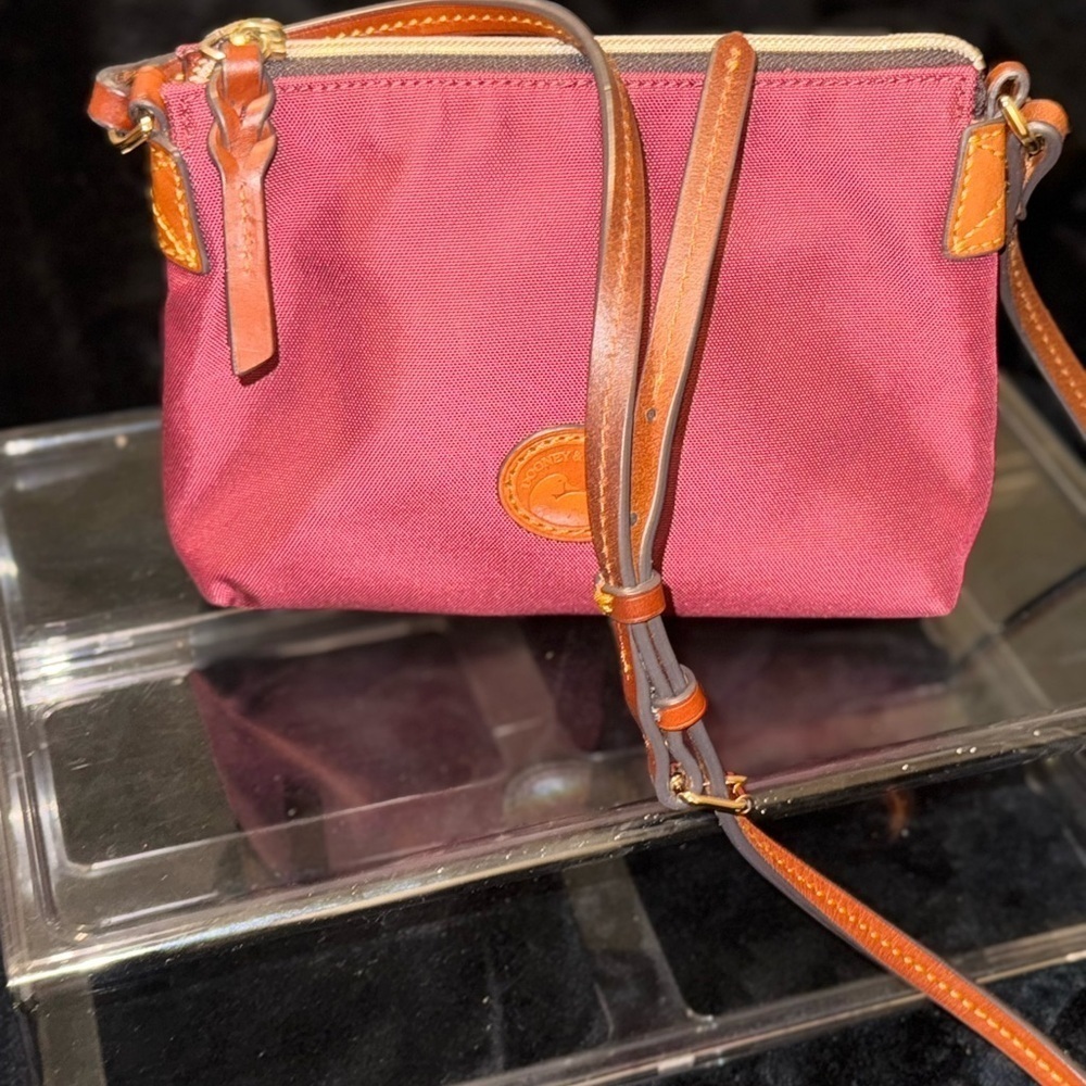 Dooney & Bourke Maroon Crossbody Bag - Picture 2 of 16